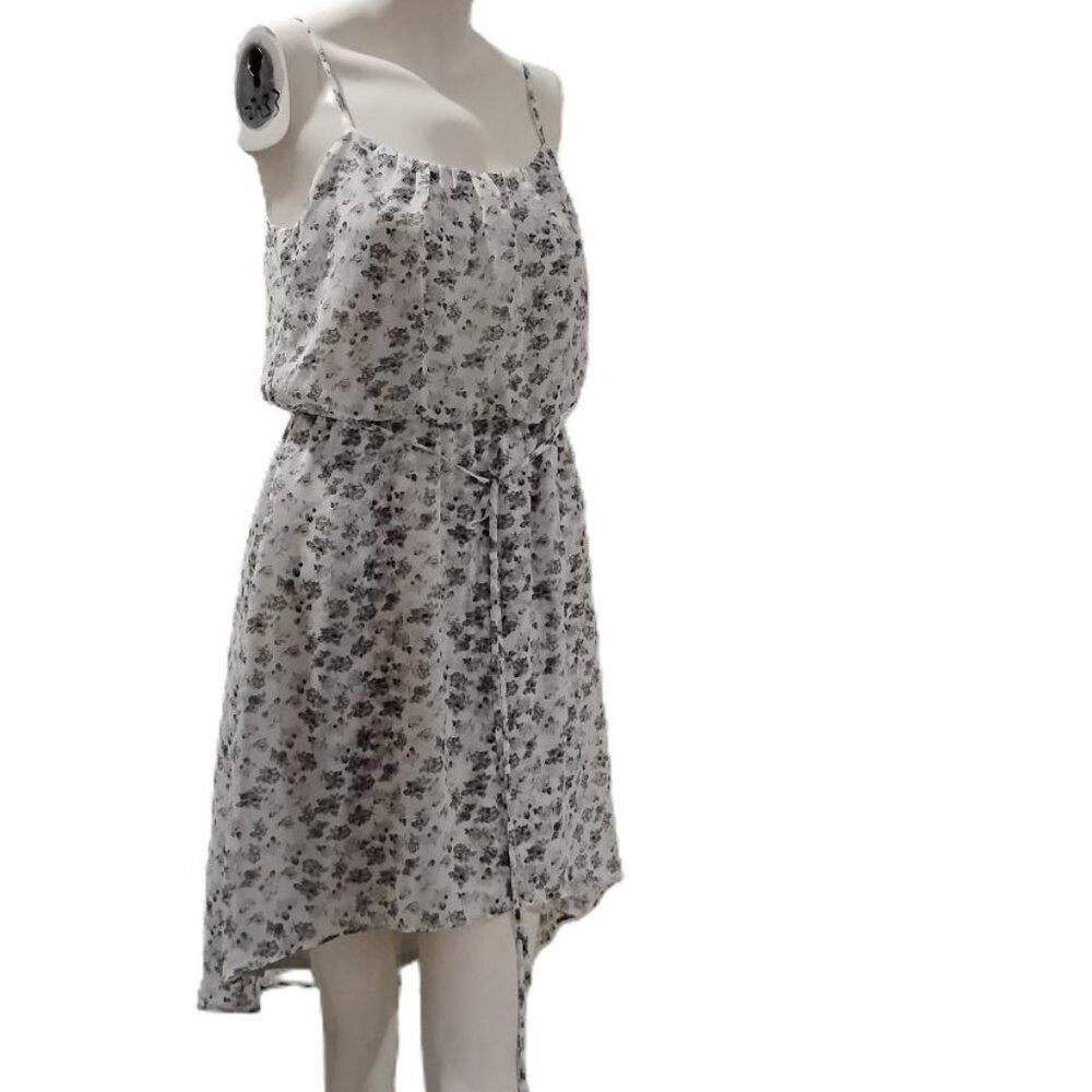 Guess -S- white & light gray midi dress